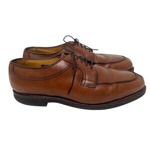ALLEN EDMONDS Mens Dress Shoes Size 8.5  Brown Leather Stockbridge Oxfords